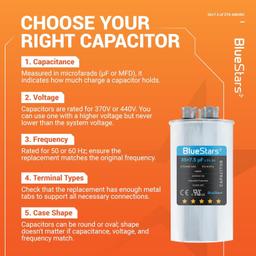 [Lifetime Warranty] 35+7.5 uF MFD 370/440 VAC Dual Run Capacitor CBB65B - Fits AC Motor, Fan Start, Heat Pump - Replaces TRCFD3575 thumbnail 9