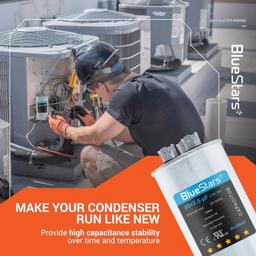 [Lifetime Warranty] 35+7.5 uF MFD 370/440 VAC Dual Run Capacitor CBB65B - Fits AC Motor, Fan Start, Heat Pump - Replaces TRCFD3575 thumbnail 8