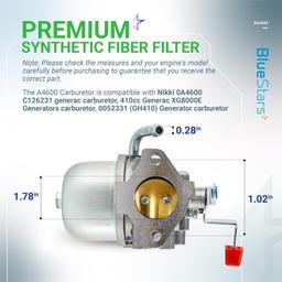 [Lifetime Warranty] 0A4600 Carburetor for Nikki A4600 Carburetor Generac thumbnail 5