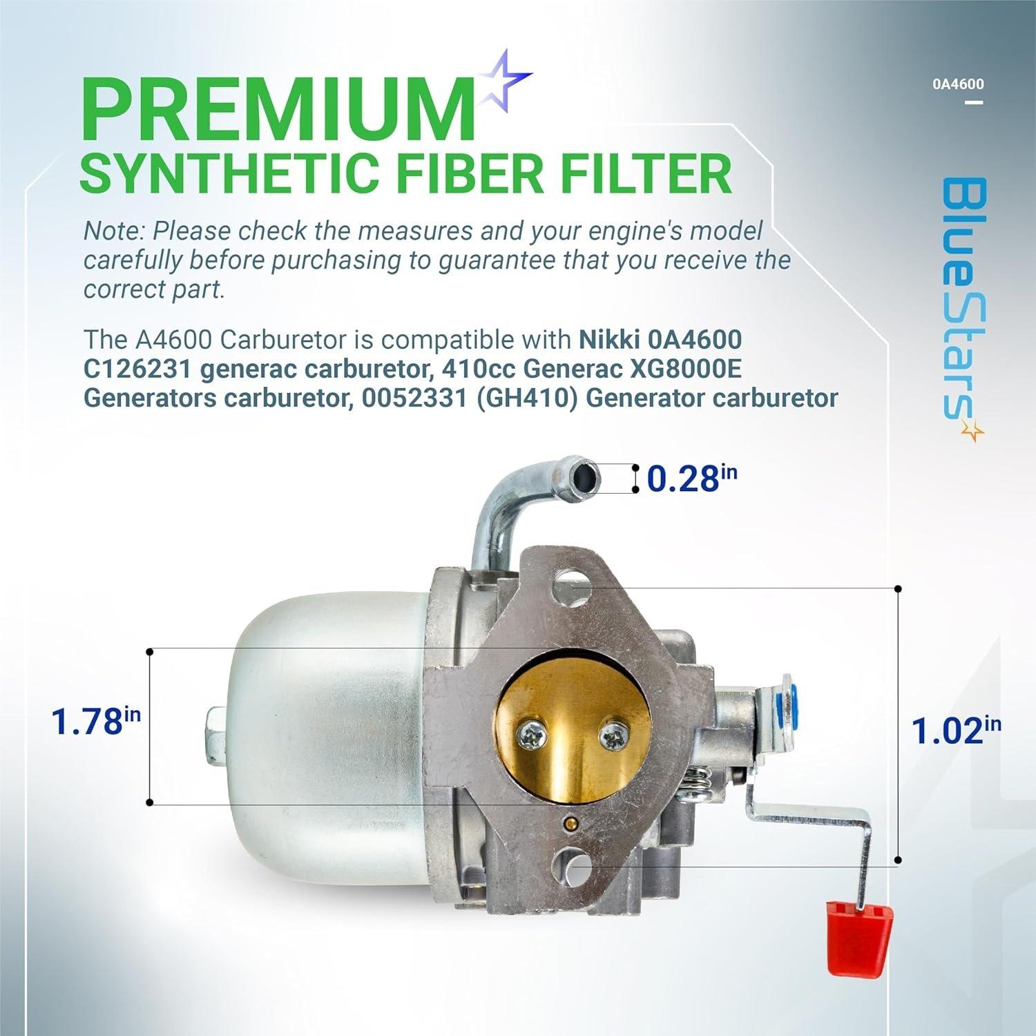 [Lifetime Warranty] 0A4600 Carburetor for Nikki A4600 Carburetor Generac image 5