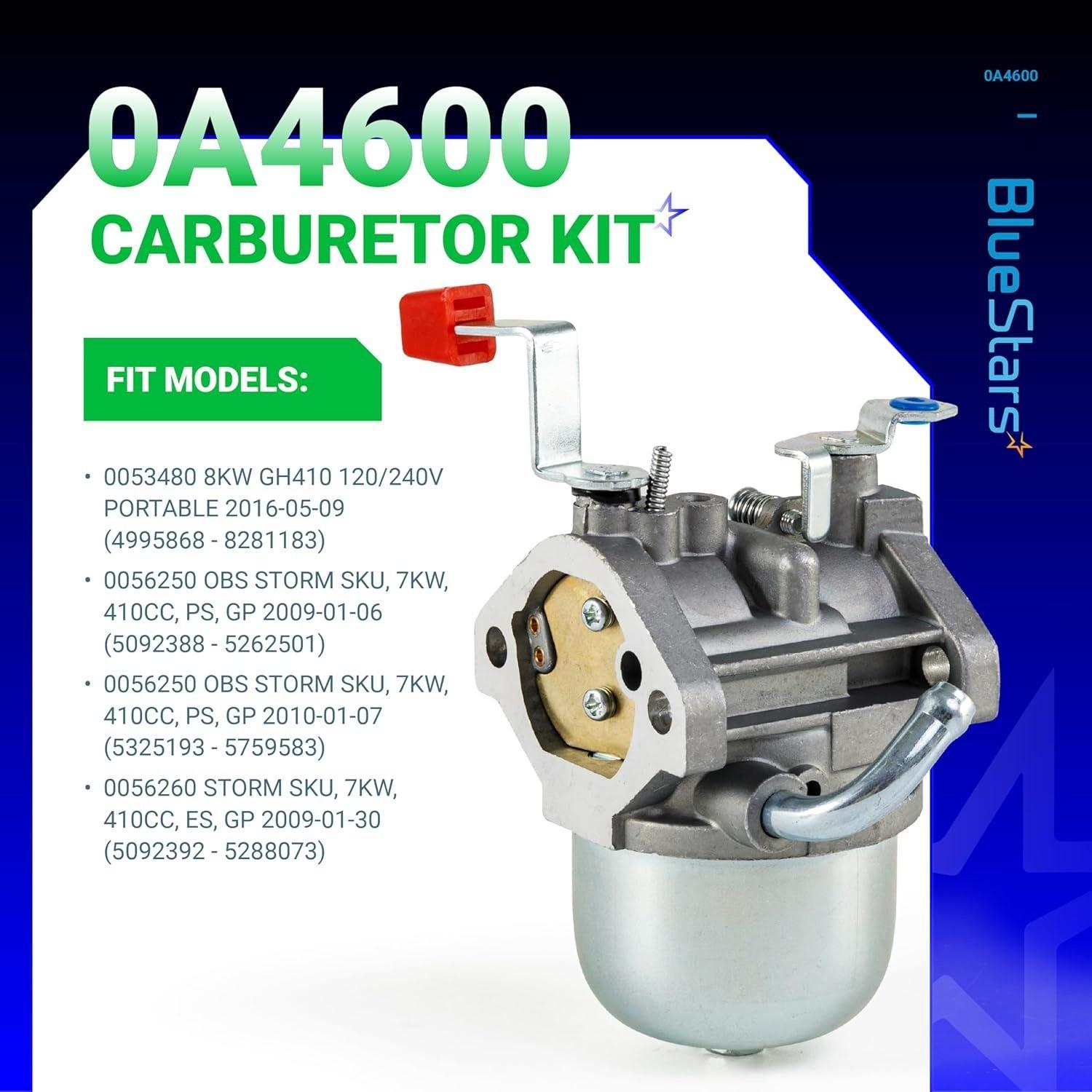 [Lifetime Warranty] 0A4600 Carburetor for Nikki A4600 Carburetor Generac image 4