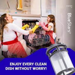 [Lifetime Warranty] W10872845 Dishwasher Pump Filter Cup Replacement - Fit for Whirlpool Kenmore Amana KitchenAid Dishwashers - Replaces 8579307 W10056425 W10056426 W10142911 thumbnail 6