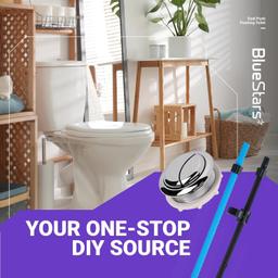 [Lifetime Warranty] 58mm/2.28in Thread Diameter Dual Push Flush Toilet Button - Pack of 2 thumbnail 1