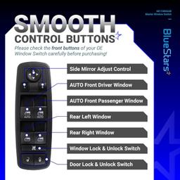 [Lifetime Warranty] 68110866AB Driver Side Power Master Window Switch thumbnail 3