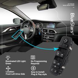 [Lifetime Warranty] 68110866AB Driver Side Power Master Window Switch thumbnail 4