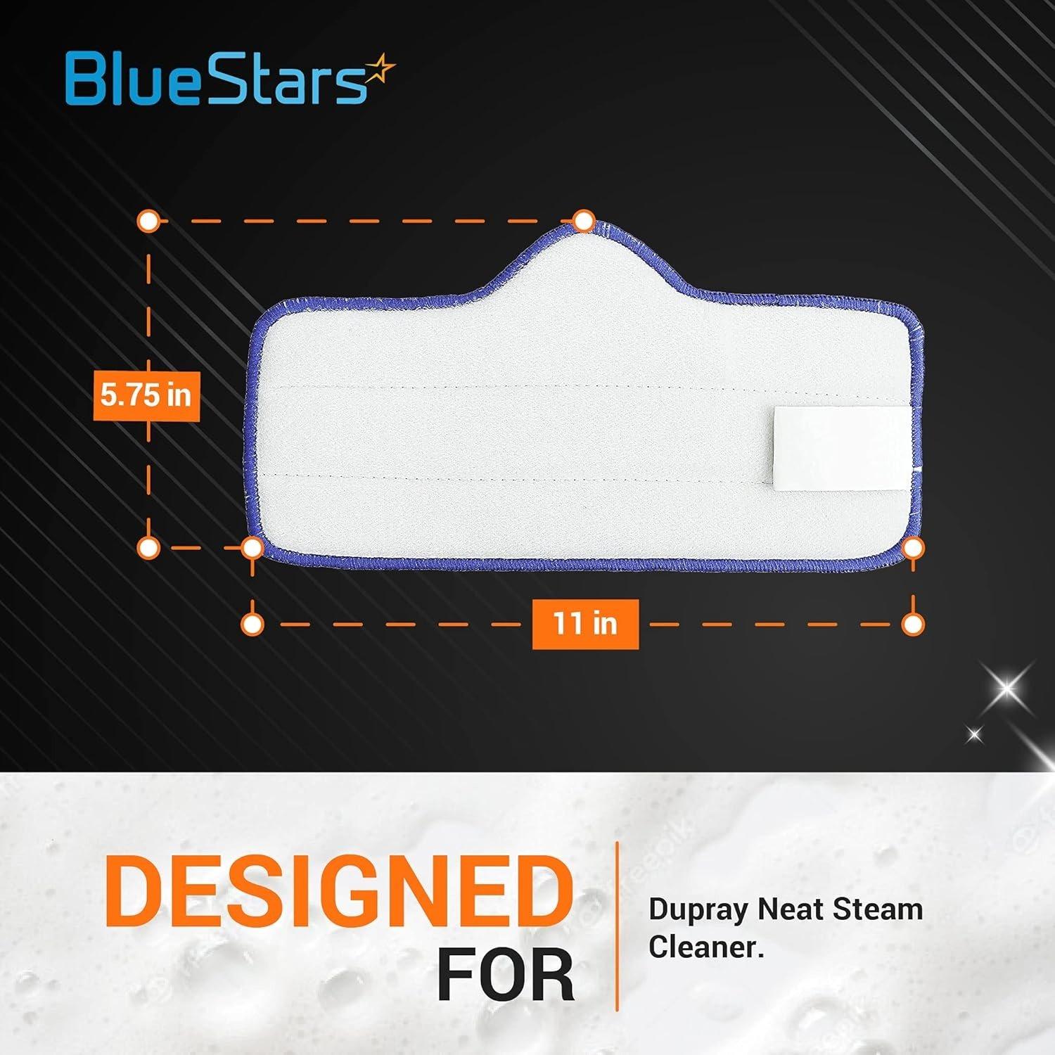 [Lifetime Warranty] Microfiber Pad for Dupray Neat Steam Cleaner - Designed for Multiple Surfaces, Effectively Clean Hardwood, Tile & Stone Floors - Pack of 6 image 2