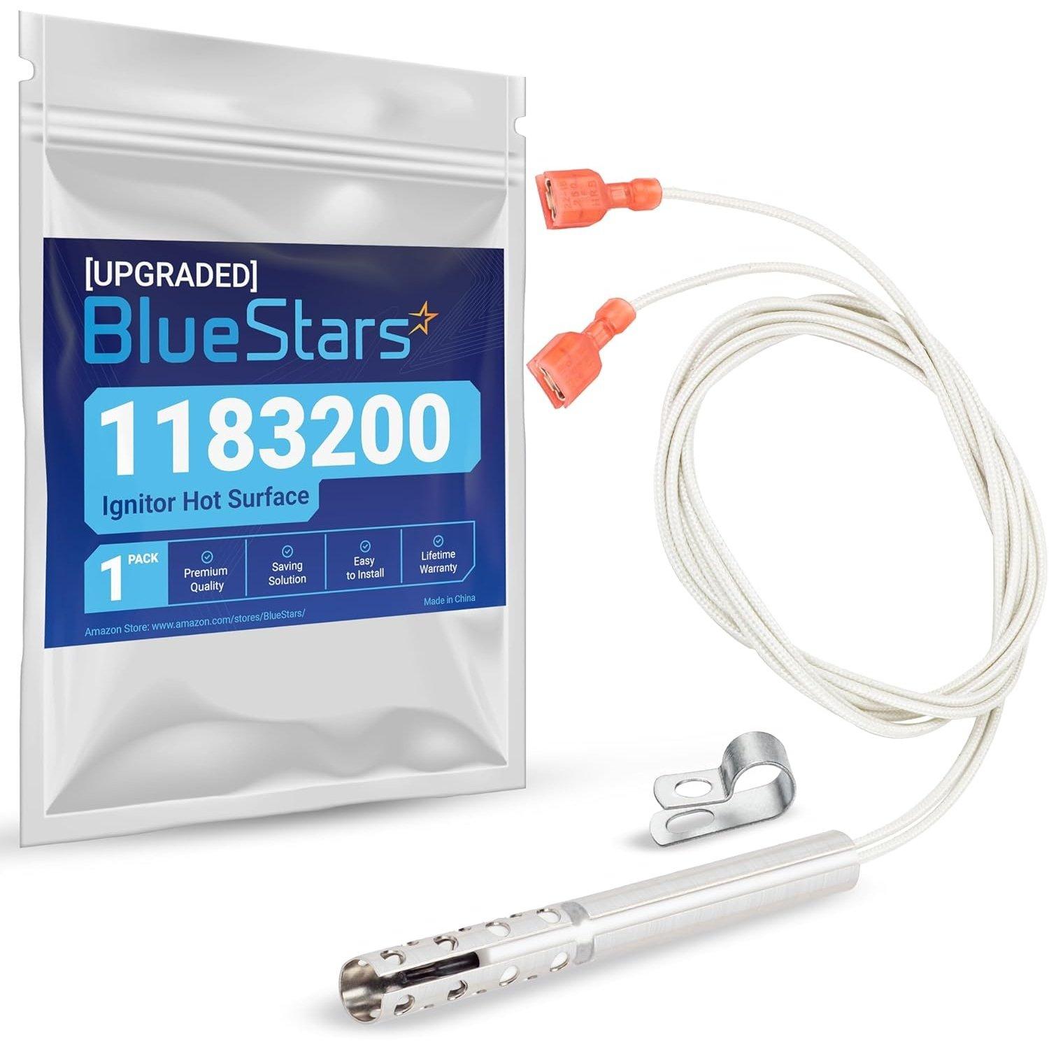 [Lifetime Warranty] 1183200 Round Hot Surface Igniter - Replaces 1177545, 41-224 - Compatible with Southbend Range models BGS/12SC BGS/22SC CG/12SC CG/22SC and more image 0