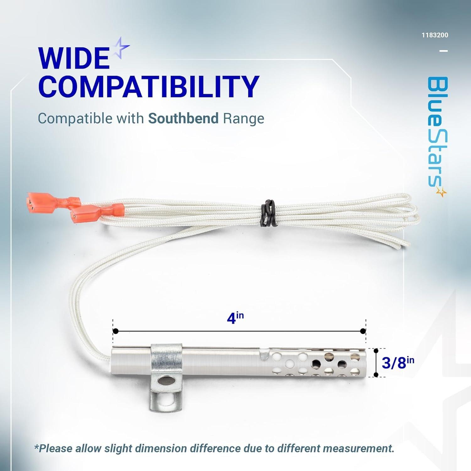 [Lifetime Warranty] 1183200 Round Hot Surface Igniter - Replaces 1177545, 41-224 - Compatible with Southbend Range models BGS/12SC BGS/22SC CG/12SC CG/22SC and more image 6