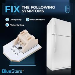 [Lifetime Warranty] WR55X11132 Refrigerator LED Lights - Compatible with GE Refrigerators - Replaces WR55X25754 WR55X26486 EAP12172918 AP6261806 PS12172918 4590213 - Pack of 6 thumbnail 2