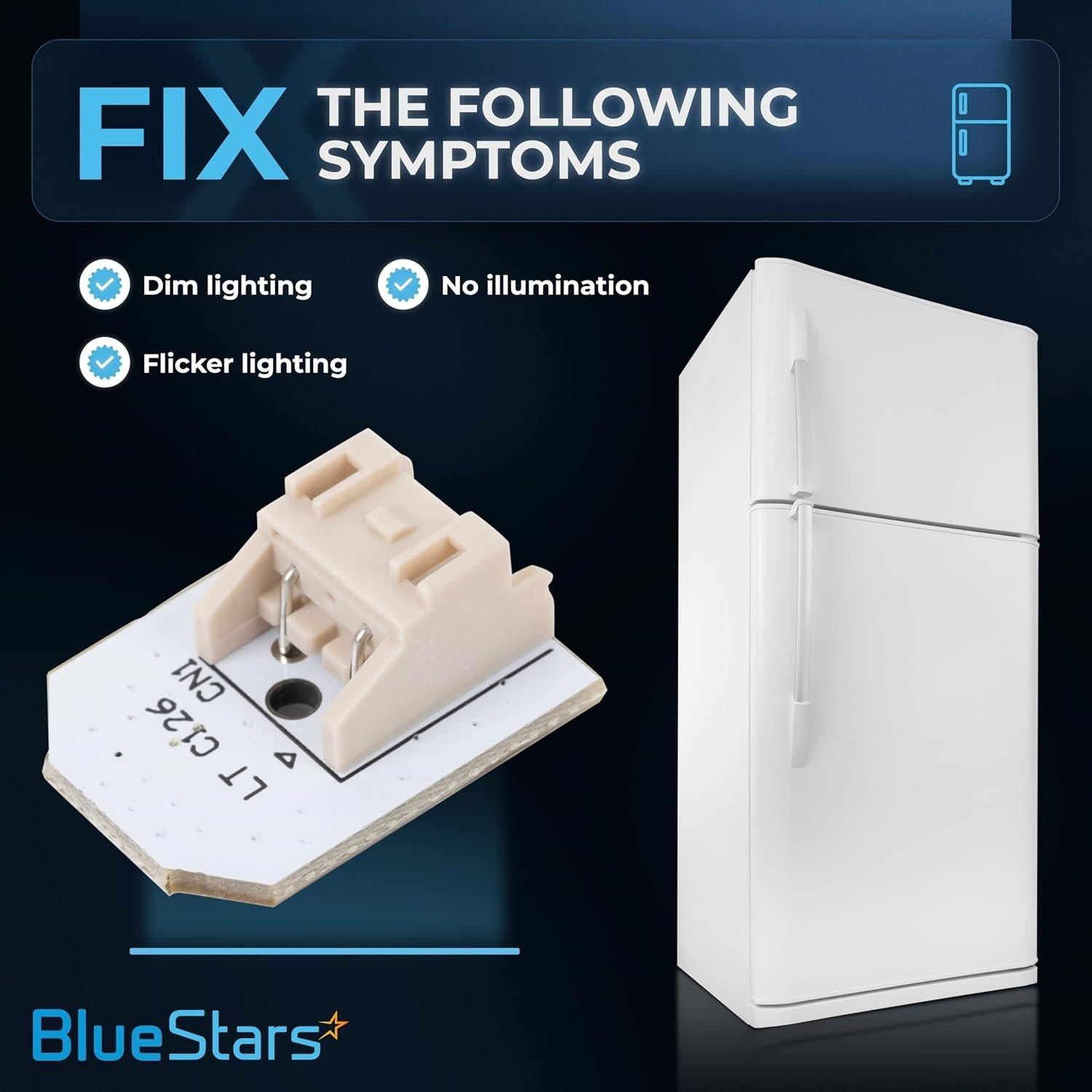 [Lifetime Warranty] WR55X11132 Refrigerator LED Lights - Compatible with GE Refrigerators - Replaces WR55X25754 WR55X26486 EAP12172918 AP6261806 PS12172918 4590213 - Pack of 6 image 2