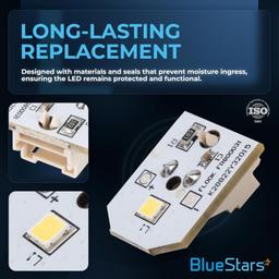 [Lifetime Warranty] WR55X11132 Refrigerator LED Lights - Compatible with GE Refrigerators - Replaces WR55X25754 WR55X26486 EAP12172918 AP6261806 PS12172918 4590213 - Pack of 6 thumbnail 1