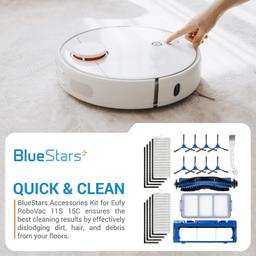 Accessories Kit for Eufy RoboVac 11S, RoboVac 30, RoboVac 30C, RoboVac 15C, RoboVac 12, RoboVac 35C thumbnail 6