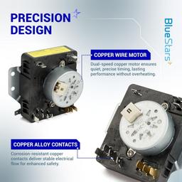 [Lifetime Warranty] W10185992 Dryer Timer - Compatible with Maytag Whirlpool Crosley Kenmore Model - Replaces 1481708 AP6016542 PS11749833 EAP11749833 418-095-20-B5 thumbnail 4