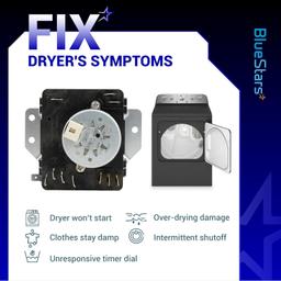 [Lifetime Warranty] W10185992 Dryer Timer - Compatible with Maytag Whirlpool Crosley Kenmore Model - Replaces 1481708 AP6016542 PS11749833 EAP11749833 418-095-20-B5 thumbnail 5