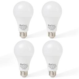 Universal Garage Door Opener LED Light Bulb 15W 100W Equivalent, 1500Lm Ultra Bright 120V A19 Bulbs E26 Base, 6500K Daylight, Minimize Interference No-Flicker - Pack of 4 thumbnail 0