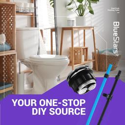 [Lifetime Warranty] 38mm/1.5in Thread Diameter Dual Push Flushing Toilet Water Tank Button - Pack of 2 thumbnail 2