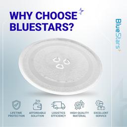 Microwave Glass Plate 9.6" / 24.5cm - Replaces BT-3110 - Universal Fit for Samsung Kenmore LG Sears Kenmore Emerson Panasonic HighPointe Microwaves Ovens - Durable Y-Type Turntable thumbnail 8