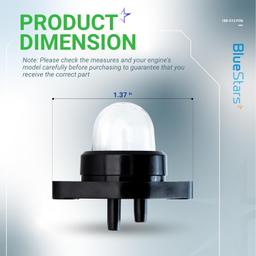 [Lifetime Warranty] 530071835 188-513 Carburetor Primer Bulb Pump - Pack of 6 thumbnail 1