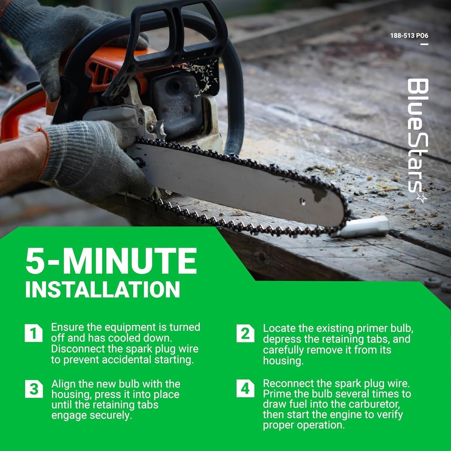 [Lifetime Warranty] 530071835 188-513 Carburetor Primer Bulb Pump - Pack of 6 image 5