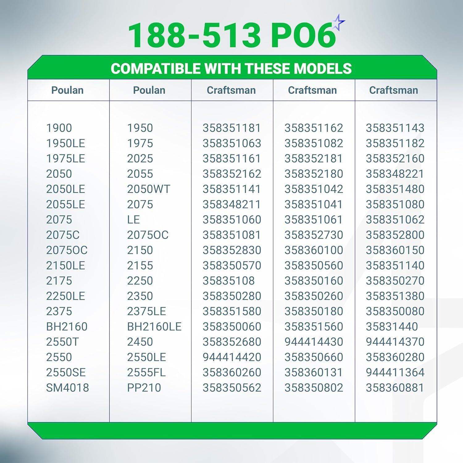 [Lifetime Warranty] 530071835 188-513 Carburetor Primer Bulb Pump - Pack of 6 image 8