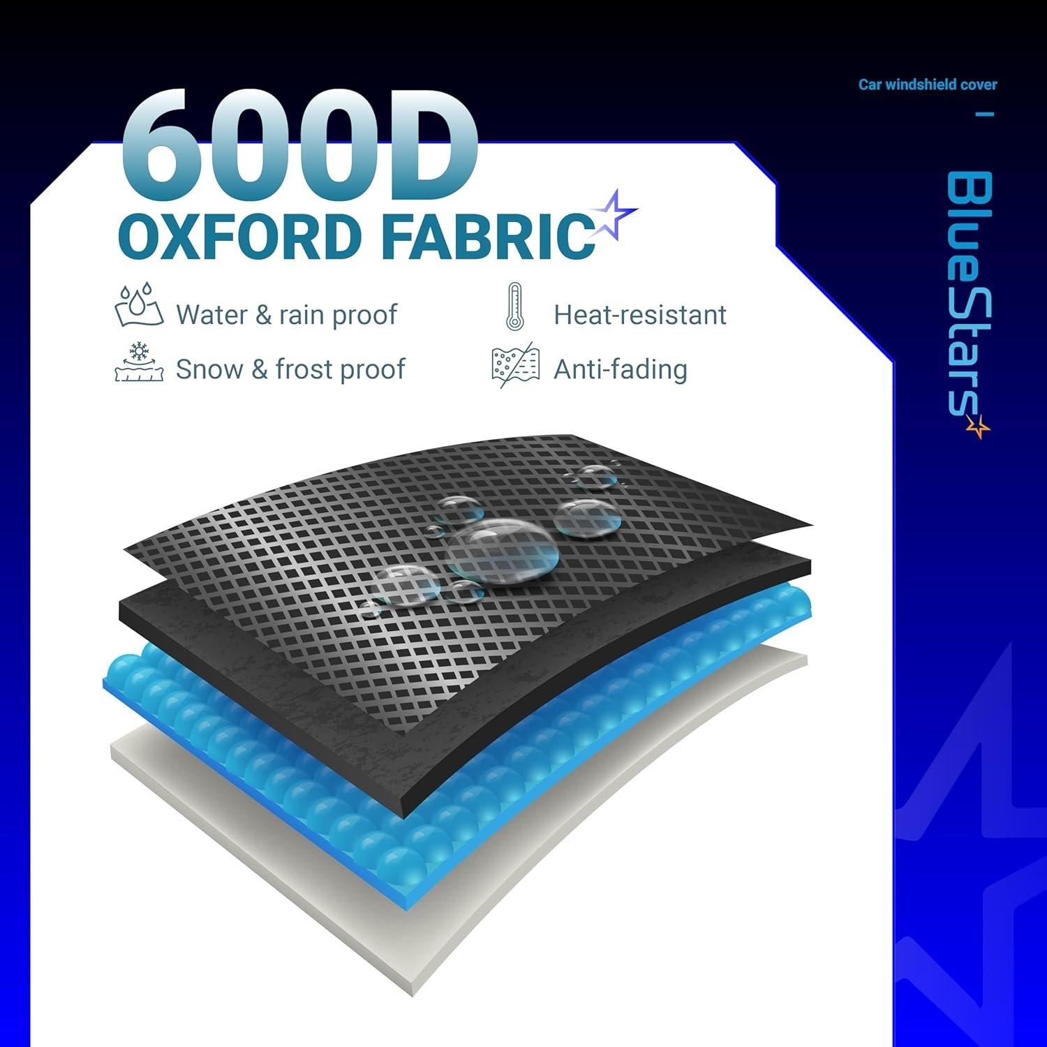 [Lifetime Warranty] Windshield Cover for Ice and Snow, Large (73"x42") image 3