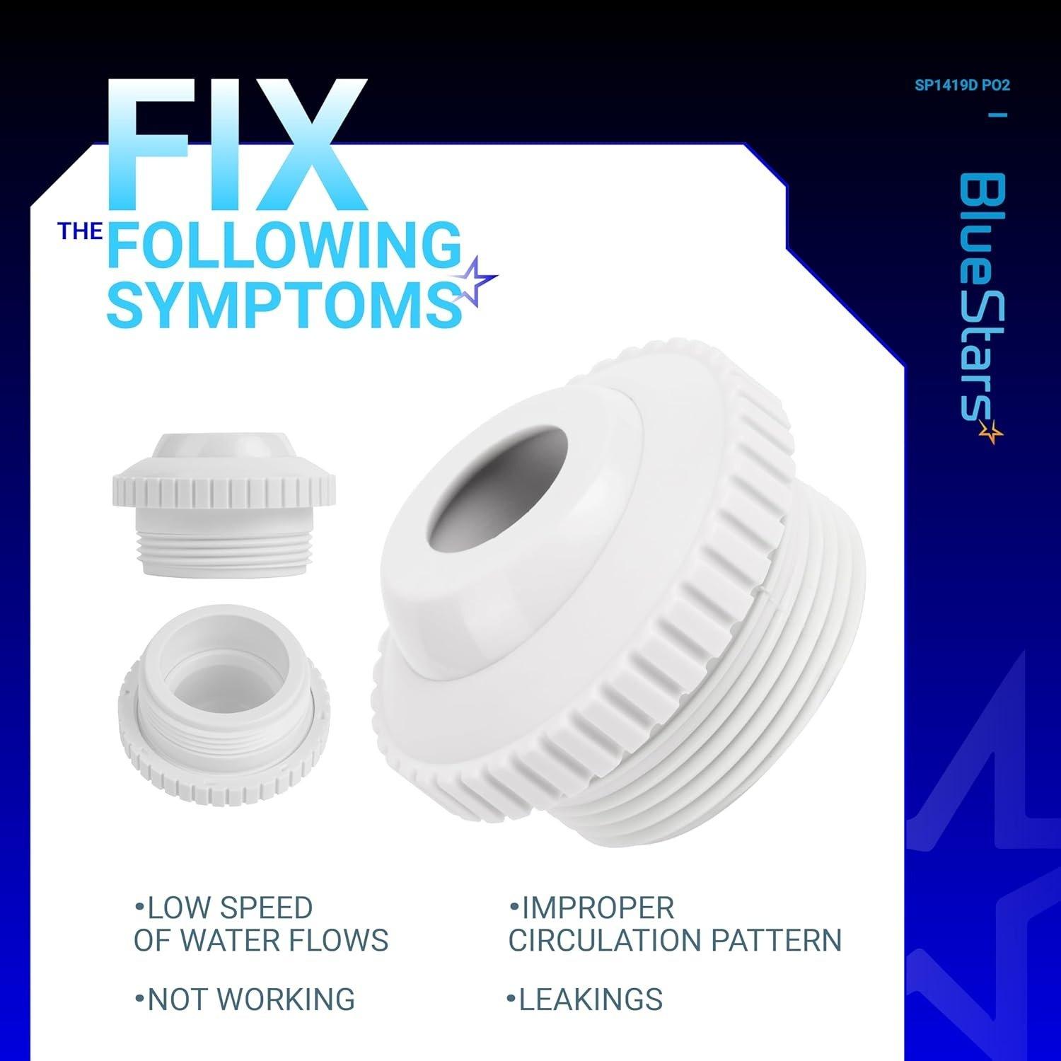 [Lifetime Warranty] SP1419D Pool Jet Nozzles - Pack of 2 image 1