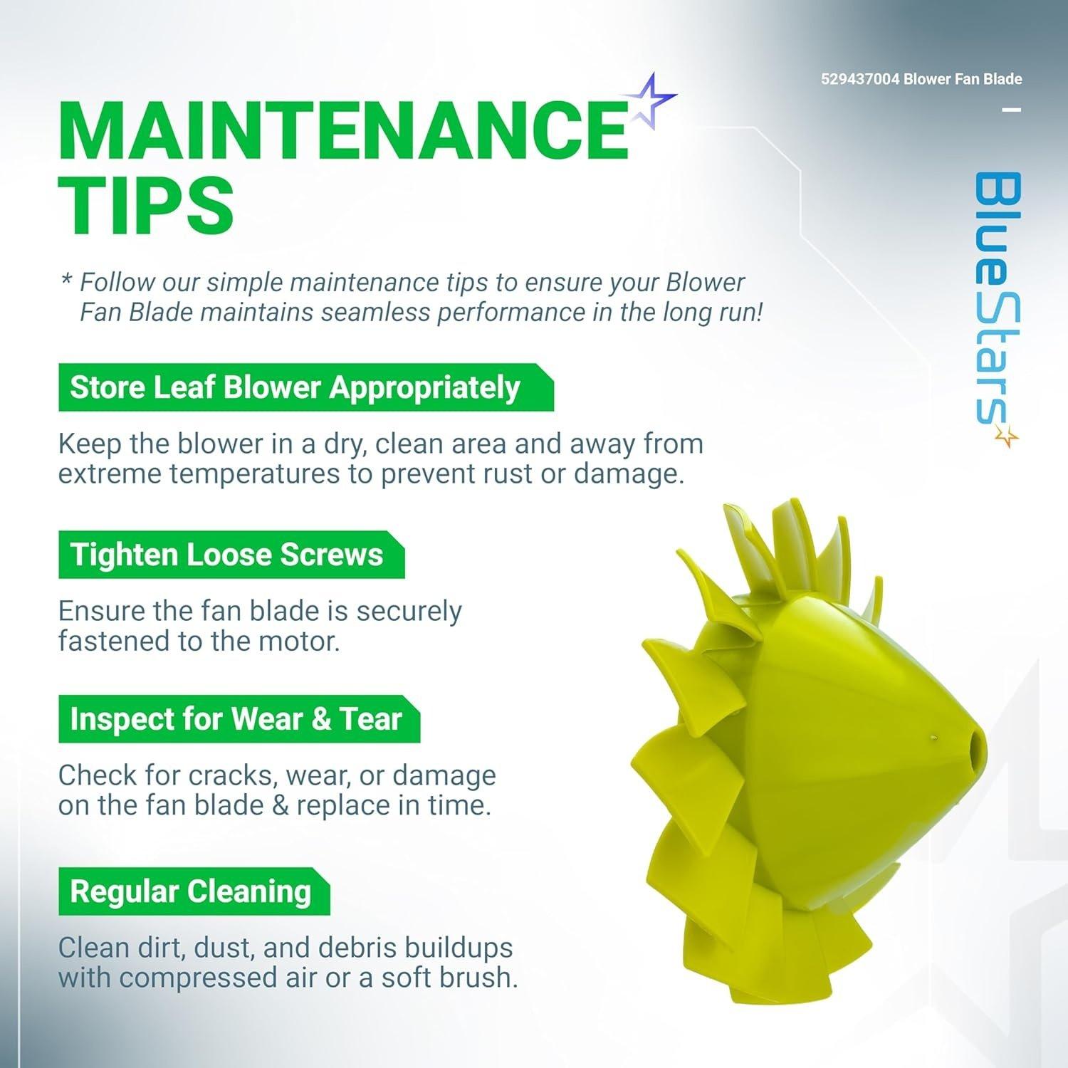 [Lifetime Warranty] 529437004 Blower Fan Blade - Pack of 2 image 2