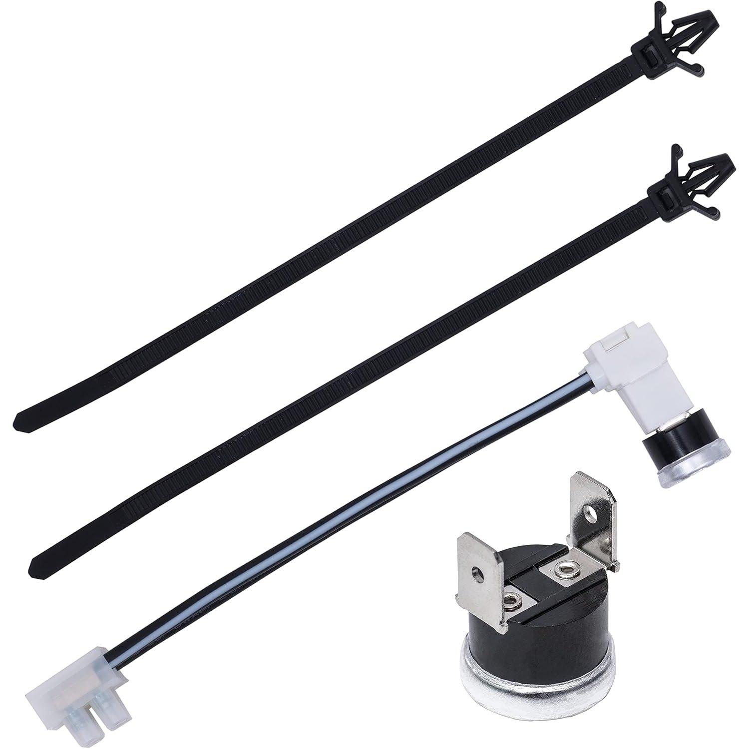 W10258275 & 661566 Dishwasher Bimetal Thermal Fuse and Thermostat Kit image 0