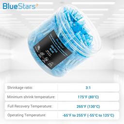[Lifetime Warranty] Blue AWG (16-14) Heat Shrink Butt Wire Connectors thumbnail 2