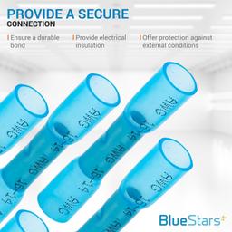 [Lifetime Warranty] Blue AWG (16-14) Heat Shrink Butt Wire Connectors thumbnail 4