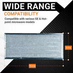 3 Packs WB06X10596 Microwave Grease Filter thumbnail 3