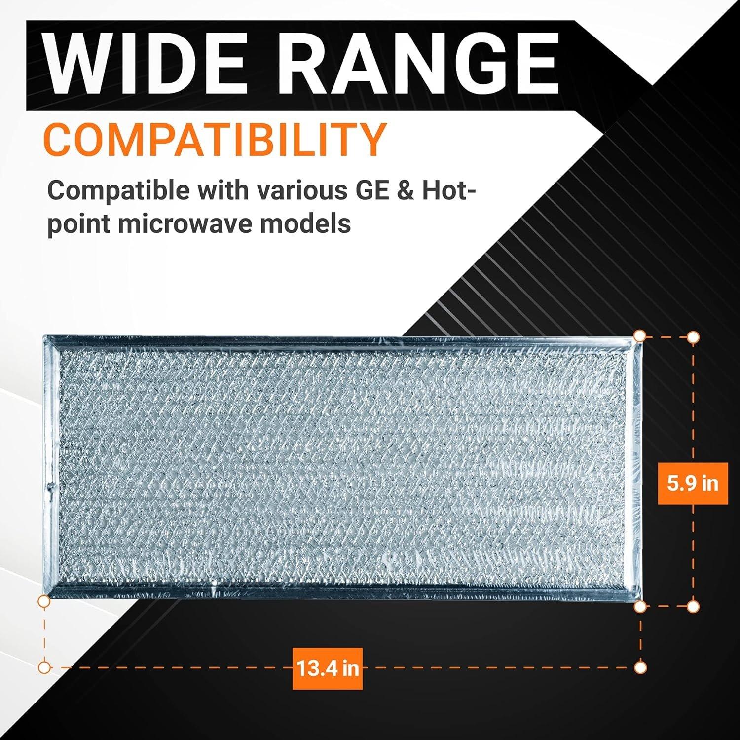 3 Packs WB06X10596 Microwave Grease Filter image 3