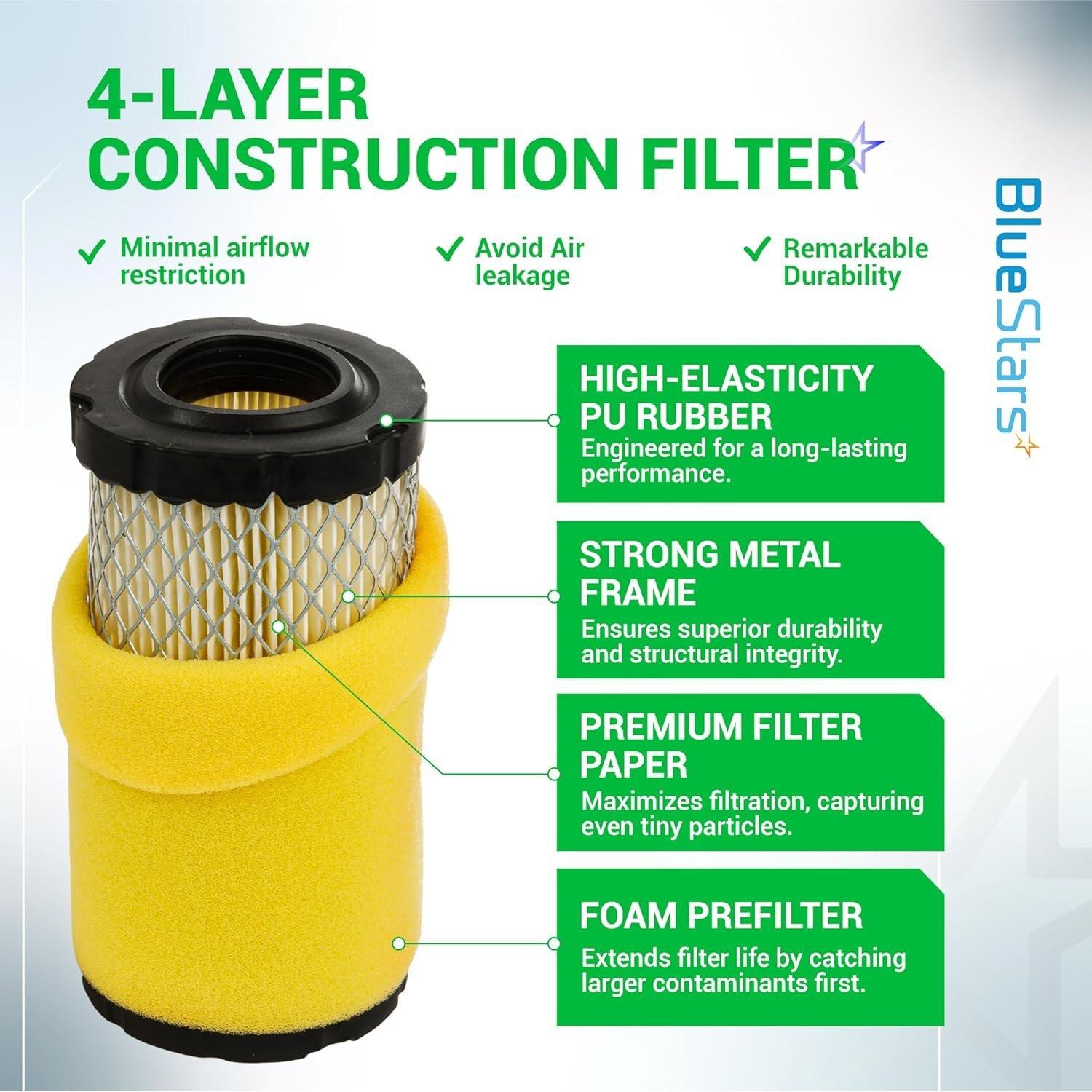 [Lifetime Warranty] Air Filter 793569, 793685; Oil Filter 696854, 492932 image 2