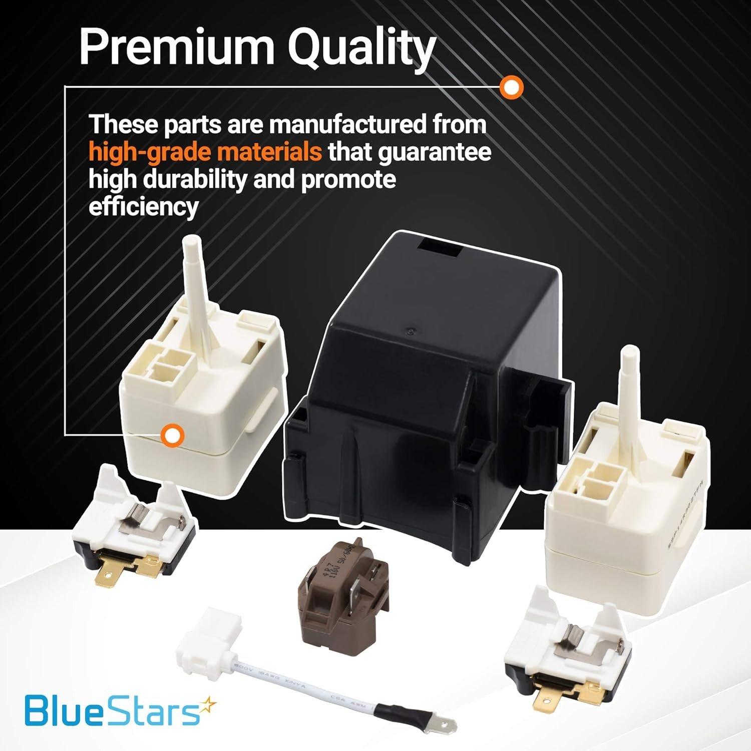 [Lifetime Warranty] 8201786 Refrigerators Compressor Relay Start Device Kit - Replaces 2188830, 2212194, 2220475, AP3885081, 2216697  - Fits Whirlpool Kenmore KitchenAid Models image 1