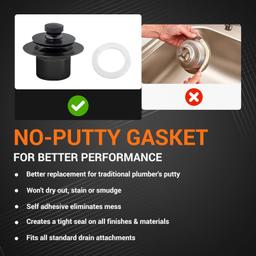 Lift & Turn Tub Trim Kit Set with Two-Hole Overflow Faceplate thumbnail 6