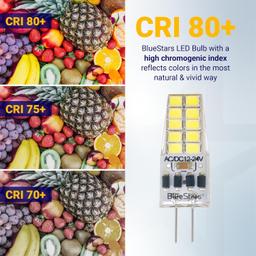 [Lifetime Warranty] G4 LED Bulb 2W Equivalent 30W Daylight 6000K 250Lm 360¬∞Beam Angle AC/DC 12V G4 Bi-Pin Base - T3 Halogen Bulb Replacement for Outdoor Landscape Lighting Chandeliers - Dimmable - Pack of 6 thumbnail 7