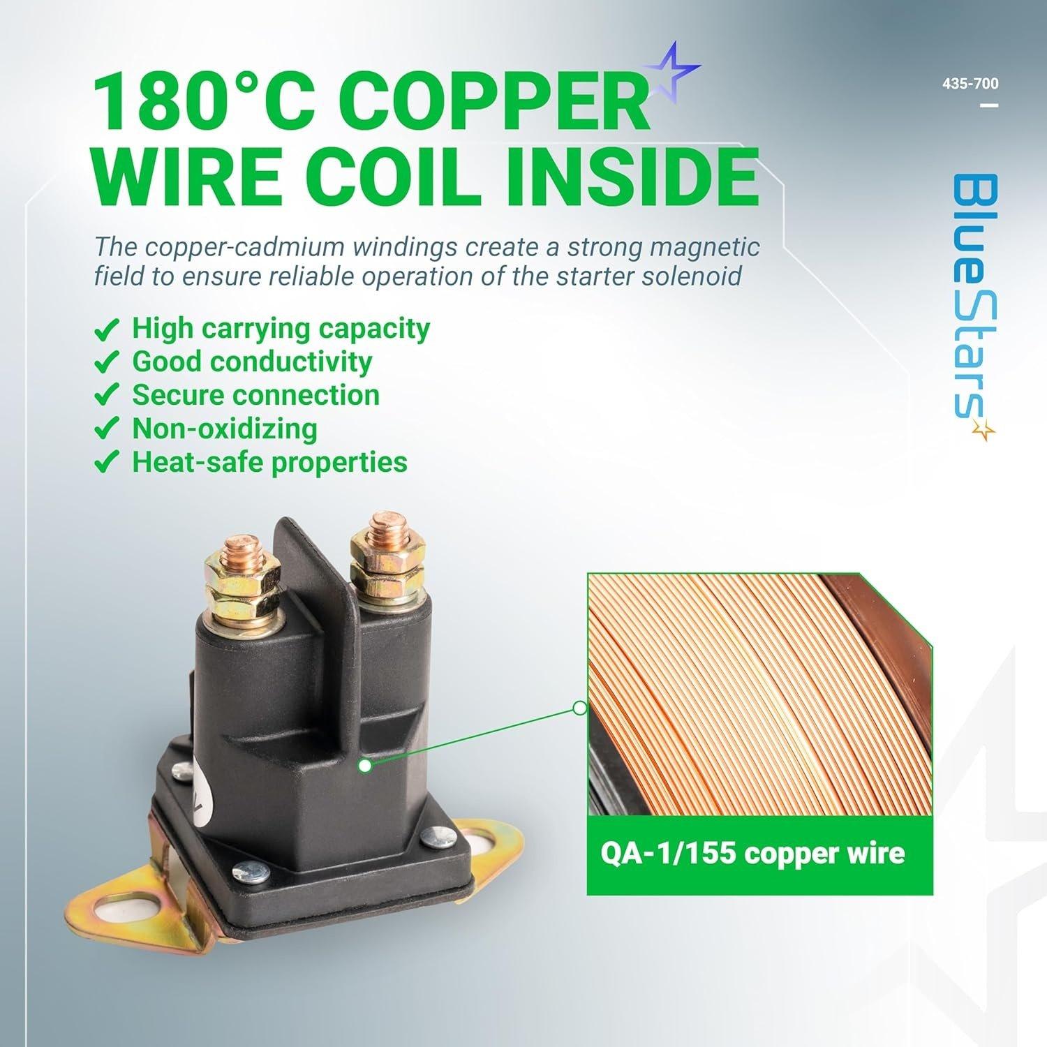 [Lifetime Warranty] 435-700 Starter Solenoid 3 Terminal 12V image 6