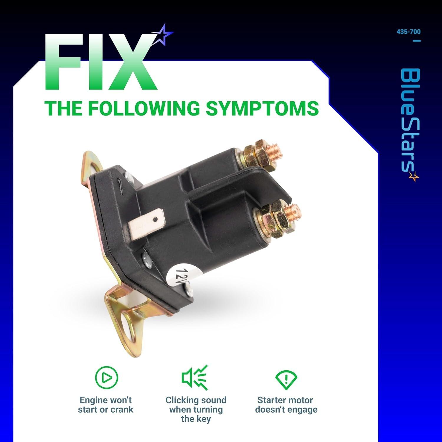 [Lifetime Warranty] 435-700 Starter Solenoid 3 Terminal 12V image 3