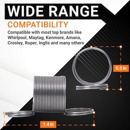 W10400895 Washer Suspension Spring - Pack of 2 thumbnail 2