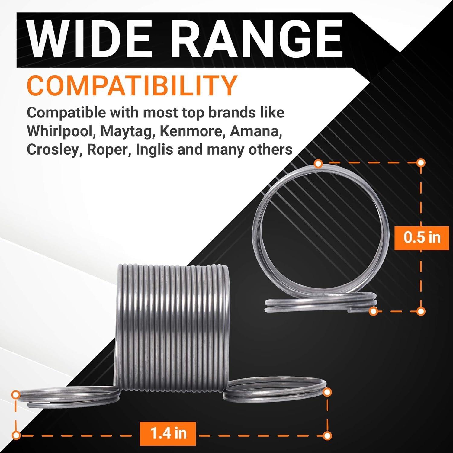 W10400895 Washer Suspension Spring - Pack of 2 image 2