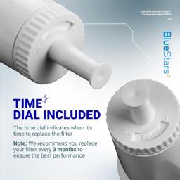 [Lifetime Warranty] BES008WHT0NUC1 Coffee Machine Water Filter - Compatible with BES880 Barista Touch, BES990 Oracle Touch BES980 Oracle & Bambino ClaroSwiss Sage Espresso Machine BES920 BES878 - Pack of 2 thumbnail 3