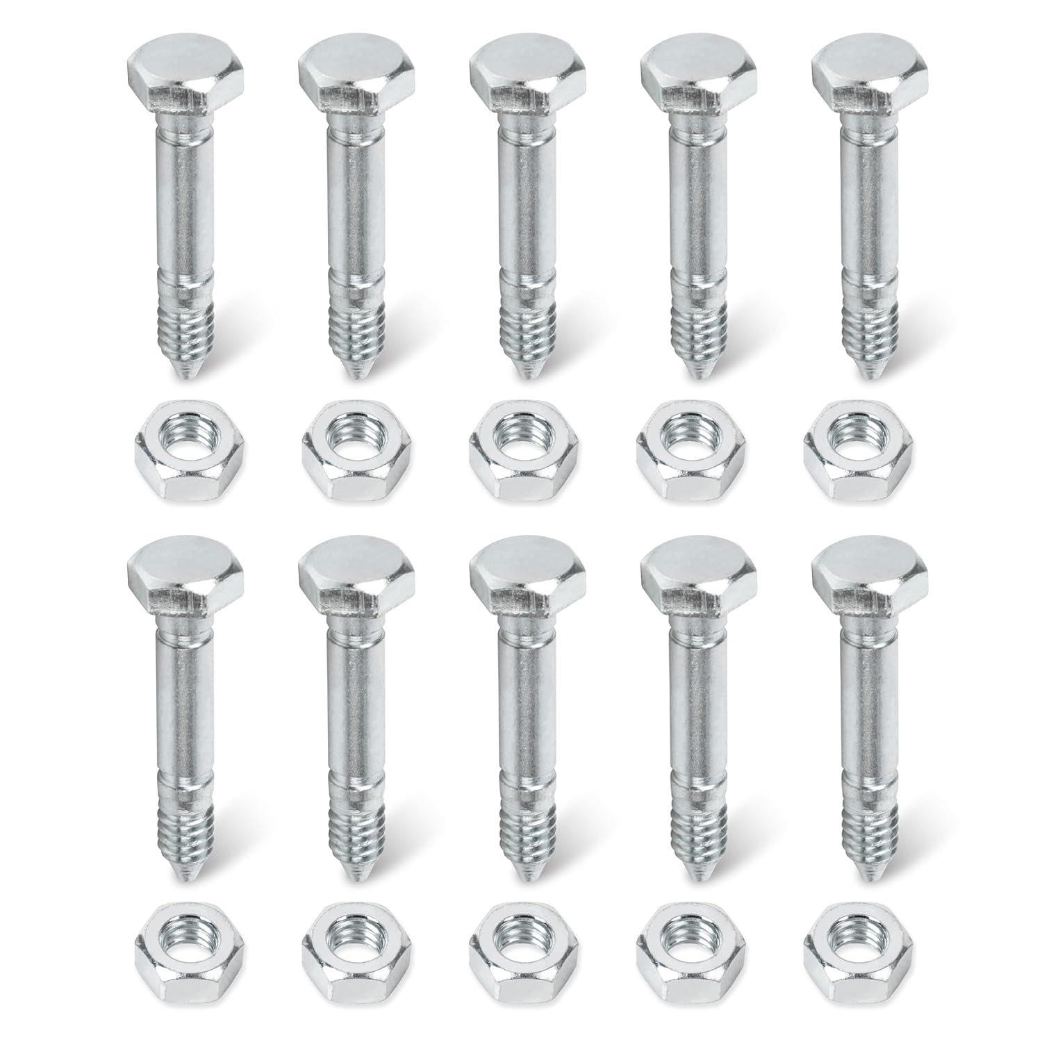 [Lifetime Warranty] 53200500 Shear Pins and Nuts - Pack of 10 image 0