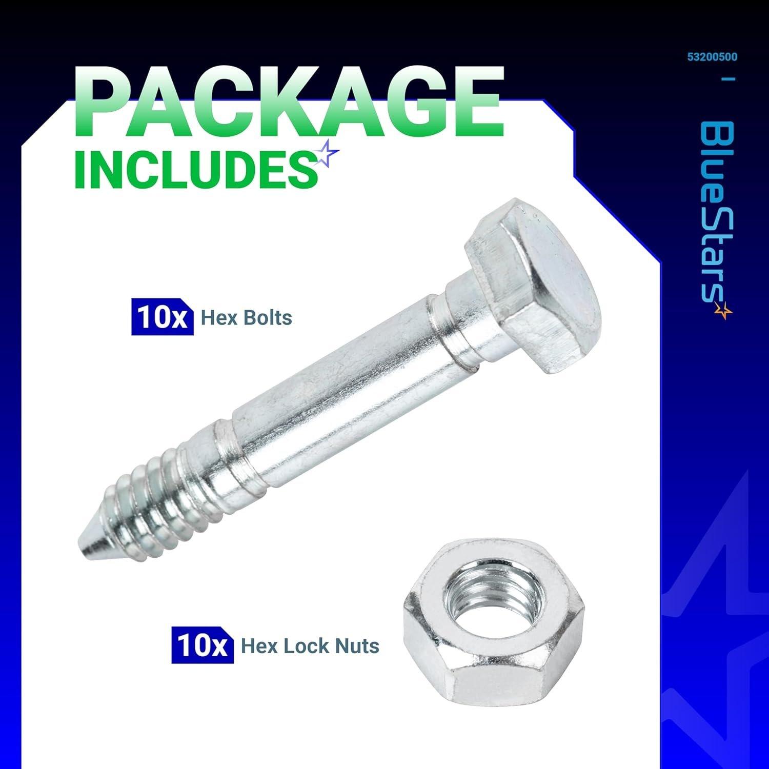 [Lifetime Warranty] 53200500 Shear Pins and Nuts - Pack of 10 image 8