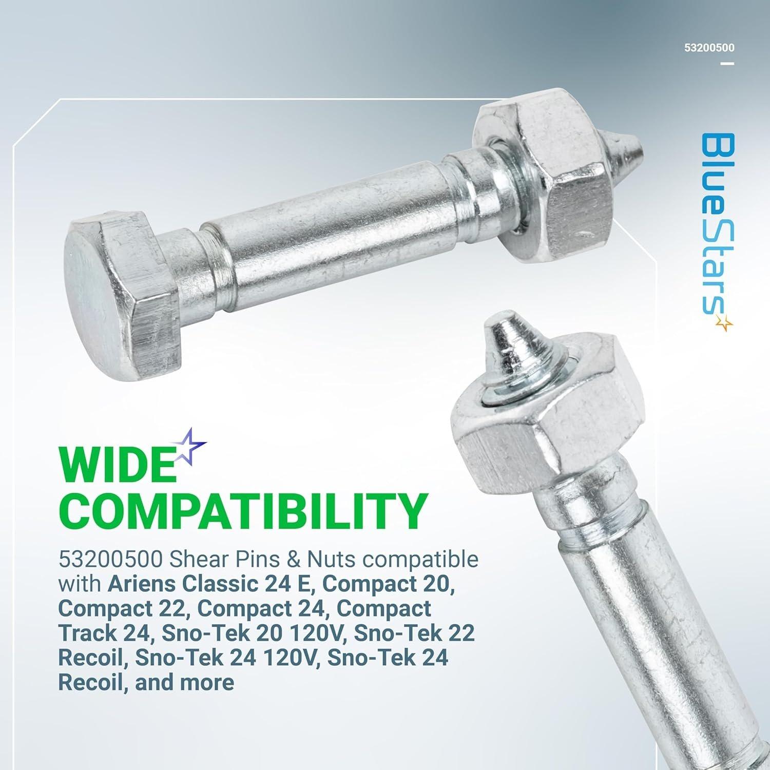 [Lifetime Warranty] 53200500 Shear Pins and Nuts - Pack of 10 image 4