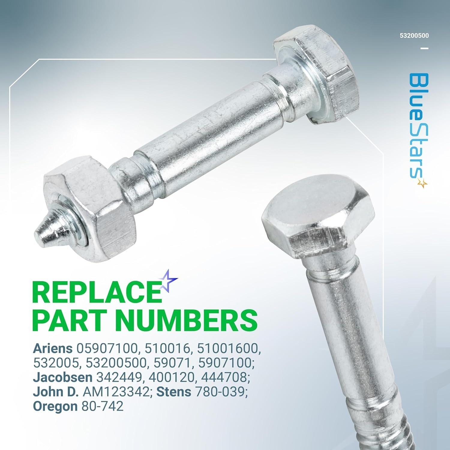 [Lifetime Warranty] 53200500 Shear Pins and Nuts - Pack of 10 image 2