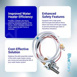 [Lifetime Warranty] 100112330 Water Heater Pilot and Igniter Assembly for Natual Gas thumbnail 6