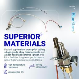 [Lifetime Warranty] 100112330 Water Heater Pilot and Igniter Assembly for Natual Gas thumbnail 2