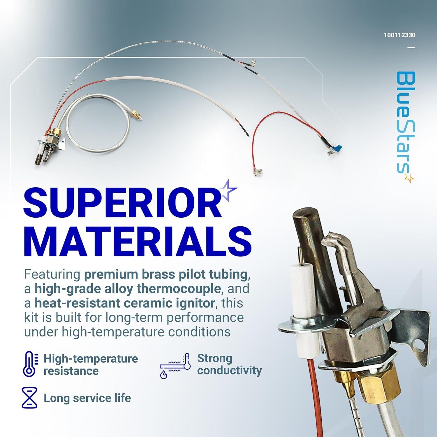 [Lifetime Warranty] 100112330 Water Heater Pilot and Igniter Assembly for Natual Gas image 2