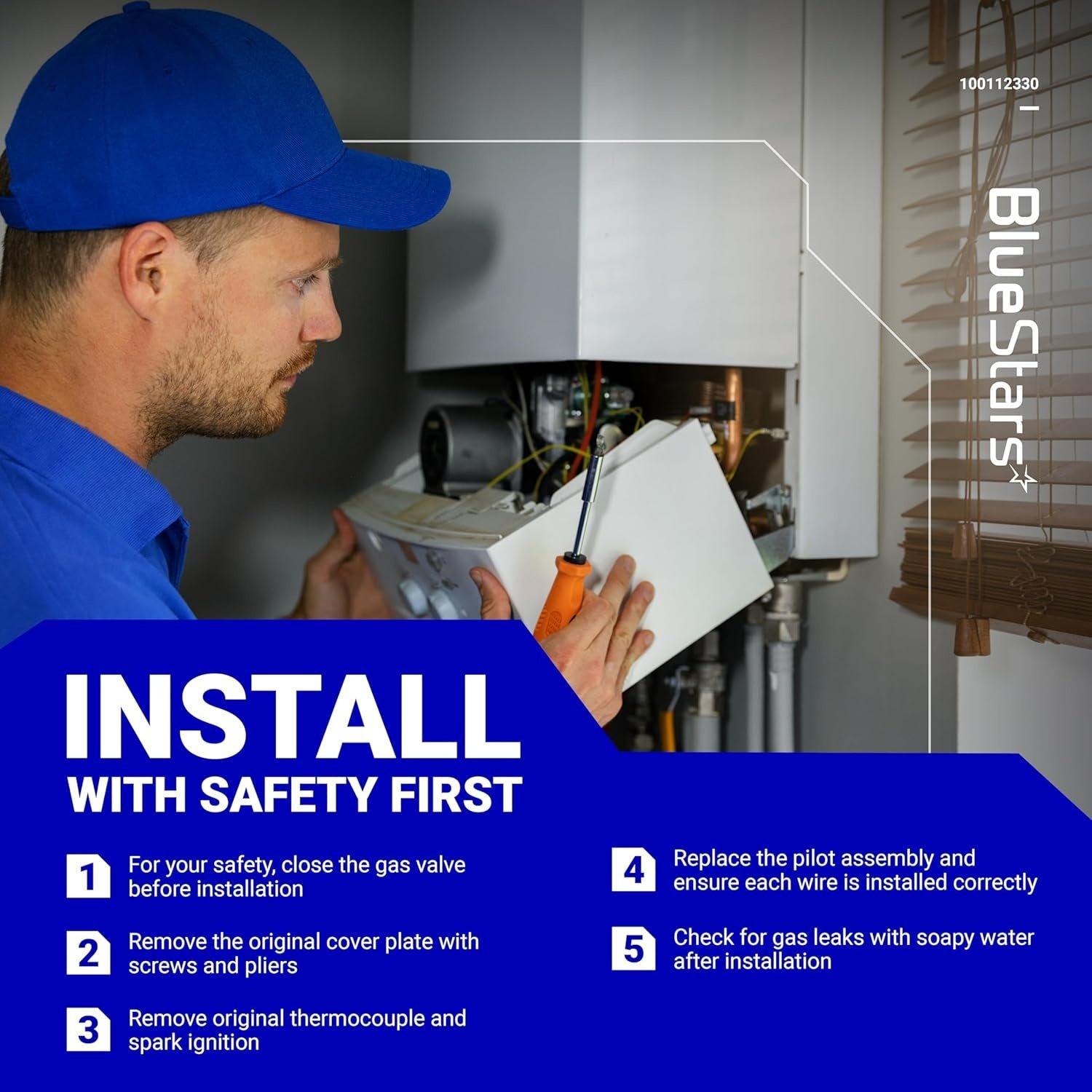 [Lifetime Warranty] 100112330 Water Heater Pilot and Igniter Assembly for Natual Gas image 7