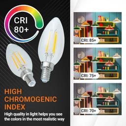 10-Pack 6W C35 B11 LED Bulb thumbnail 4